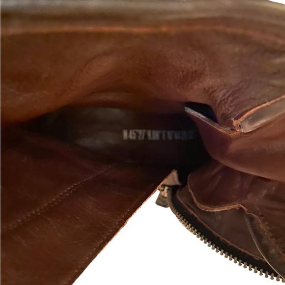 A.S. 98 Traver Tobacco Suede Leather Ankle Bootie Boots Size 38 - Picture 11 of 16